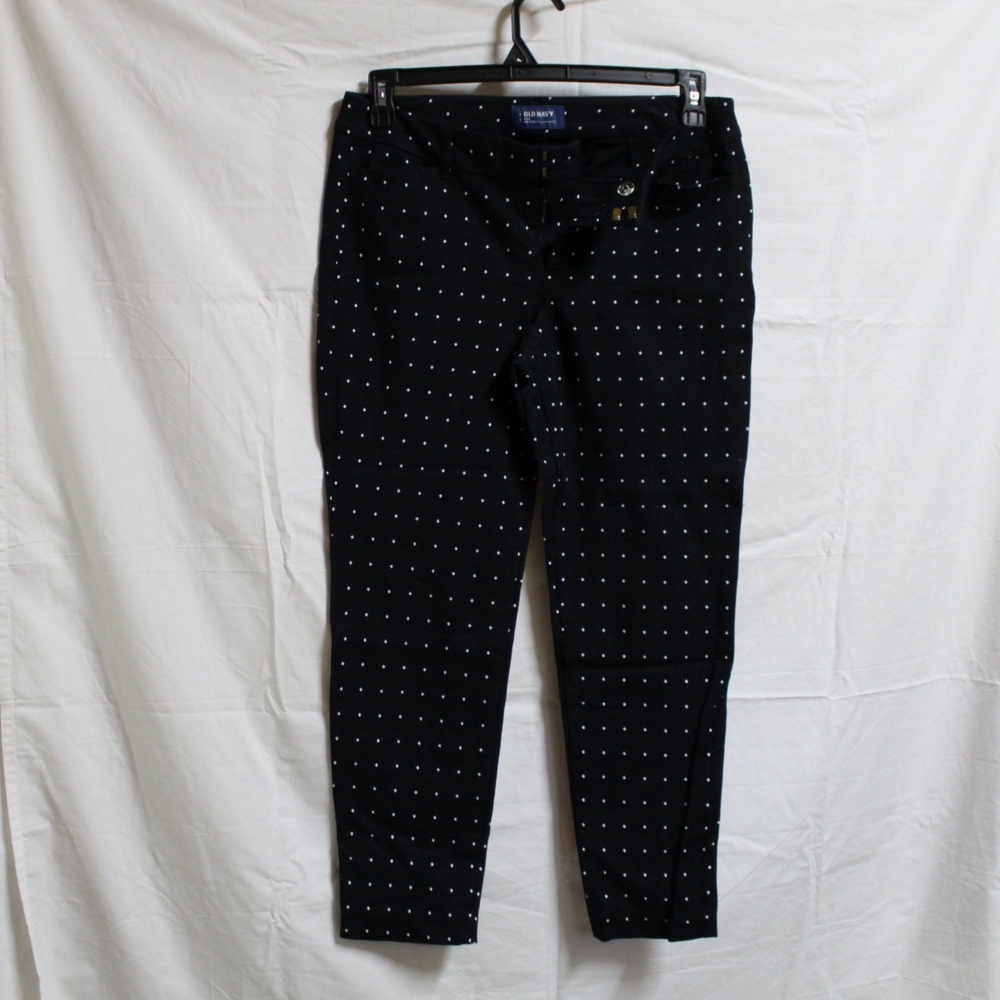 Old NAVY Black With Diamond Print Pants.